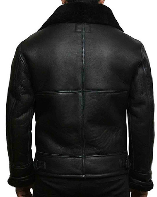 Bulky Black Aviator Jacket Bulky Black Aviator Jacket