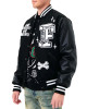 Bulldog First Row Black Varsity Jacket Bulldog First Row Black Varsity Jacket