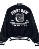 Bulldog First Row Black Varsity Jacket Bulldog First Row Black Varsity Jacket