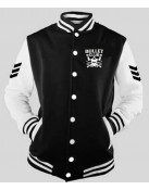 Bullet Club Letterman Black and White Jacket