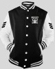 Bullet Club Letterman Black and White Jacket Bullet Club Letterman Black and White Jacket
