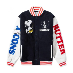 Butter Goods x Peanuts Jazz Varsity Jacket