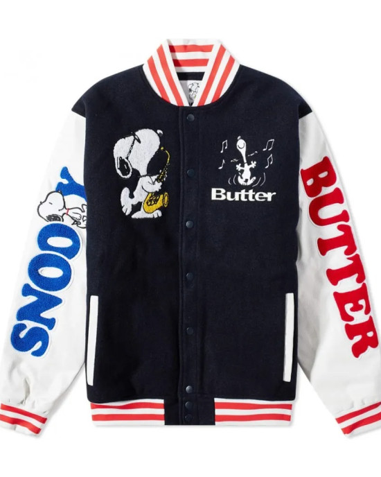Butter Goods x Peanuts Jazz Varsity Jacket