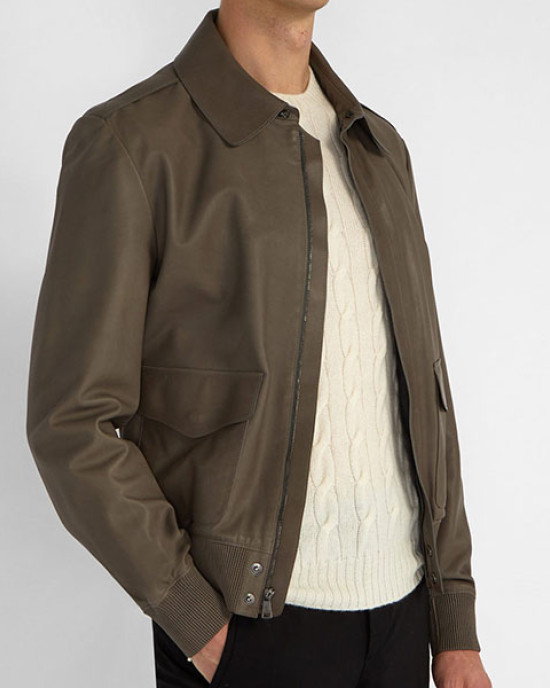 Butter Green A-2 Flight Jacket Butter Green A-2 Flight Jacket
