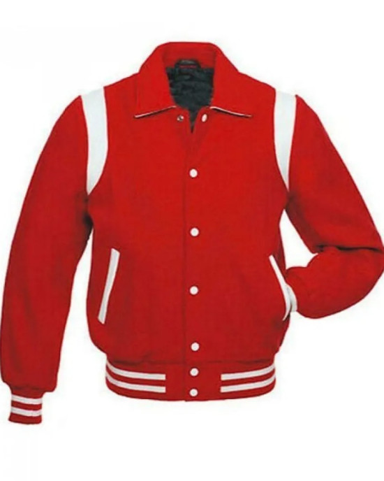 Byron Collar Baseball Varsity Jacket Byron Collar Baseball Varsity Jacket