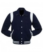 Byron Collar Baseball Varsity Jacket