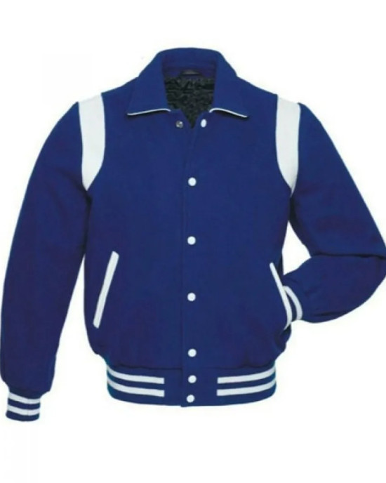 Byron Collar Baseball Varsity Jacket Byron Collar Baseball Varsity Jacket