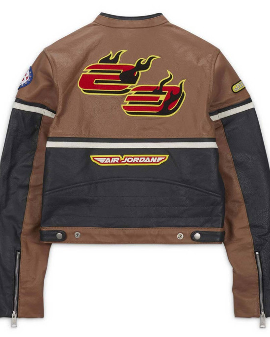 Cactus Air Jordan Leather Jacket