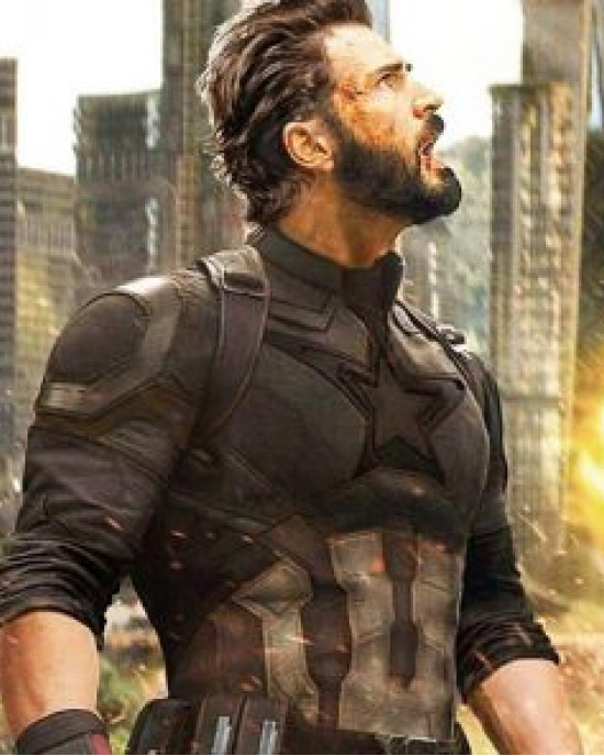 Captain America Infinity War Leather Jacket Costume Captain America Infinity War Leather Jacket Costume