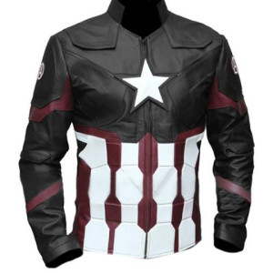 Captain America Infinity War Leather Jacket Costume