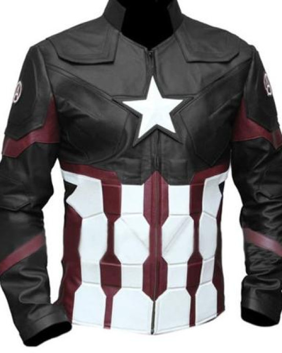 Captain America Infinity War Leather Jacket Costume Captain America Infinity War Leather Jacket Costume