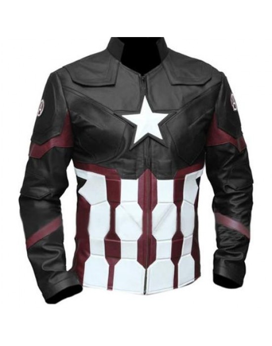 Captain America Infinity War Leather Jacket Costume