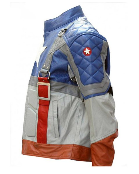 Captain America The First Avenger Jacket Costume Captain America The First Avenger Jacket Costume