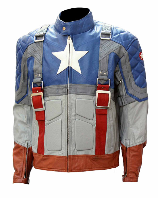 Captain America The First Avenger Jacket Costume Captain America The First Avenger Jacket Costume