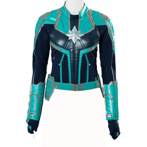 Captain Marvel Green Costume Jacket