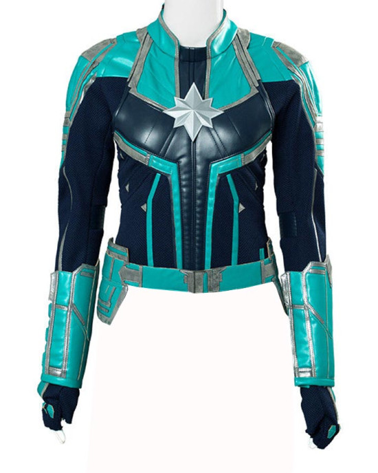 Captain Marvel Green Costume Jacket