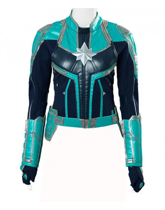 Captain Marvel Green Costume Jacket