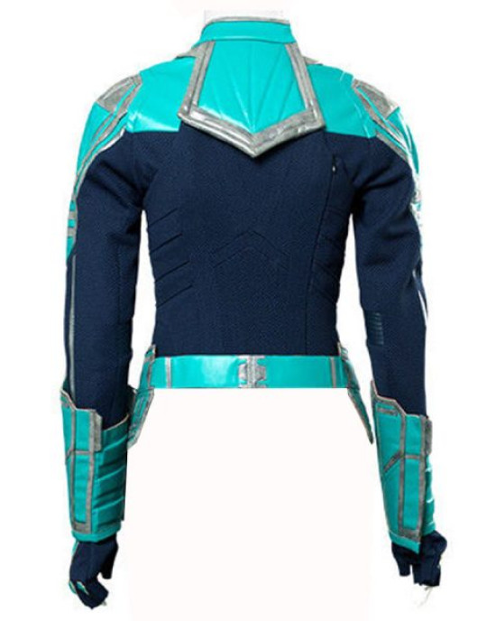 Captain Marvel Green Costume Jacket