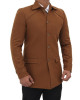Cardiff Mens Brown Wool Coat Cardiff Mens Brown Wool Coat