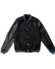 Carolina Panthers Black Letterman Jacket