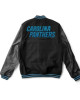 Carolina Panthers Black Letterman Jacket