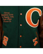 Carrots Arlington Heights Green & Brown Varsity Jacket