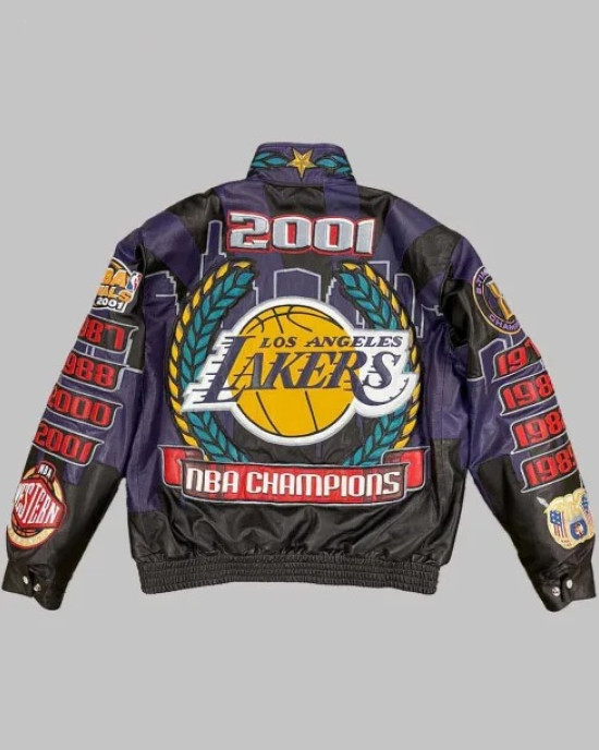 Championship LA Lakers 2001 Back 2 Back Jacket Championship LA Lakers 2001 Back 2 Back Jacket