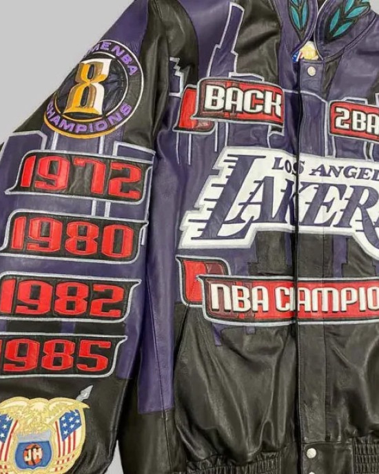 Championship LA Lakers 2001 Back 2 Back Jacket Championship LA Lakers 2001 Back 2 Back Jacket