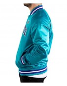 Charlotte Hornets Lightweight Satin Bomber Jacket