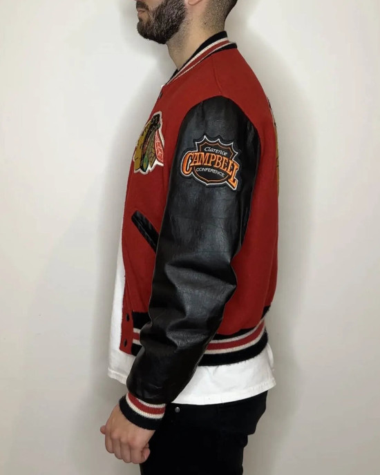 Chicago Blackhawks Campbell Varsity Jacket Chicago Blackhawks Campbell Varsity Jacket