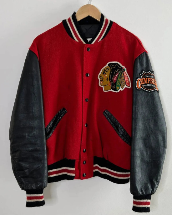 Chicago Blackhawks Campbell Varsity Jacket Chicago Blackhawks Campbell Varsity Jacket