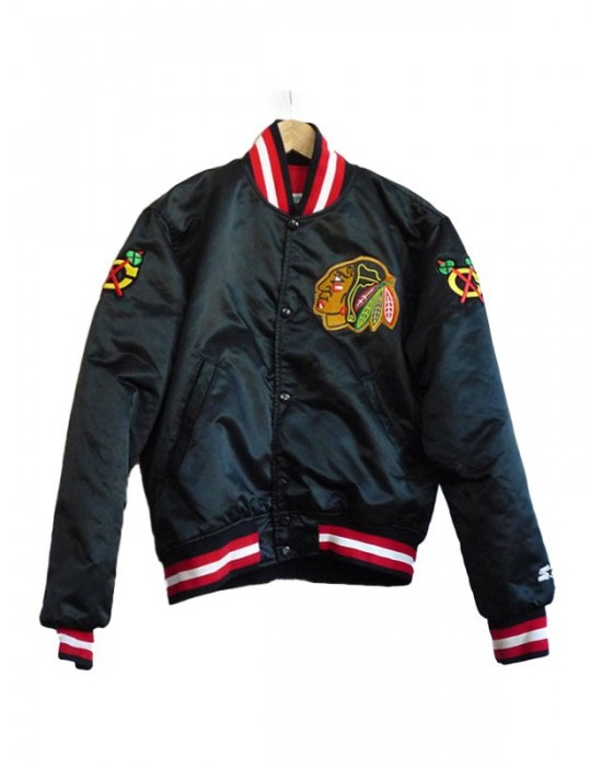 Chicago Blackhawks Starter Satin Jacket