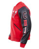 Chicago Bulls Classic Red Wool And Leather Varsity Jacket Chicago Bulls Classic Red Wool And Leather Varsity Jacket