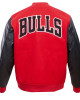 Chicago Bulls Classic Red Wool And Leather Varsity Jacket Chicago Bulls Classic Red Wool And Leather Varsity Jacket