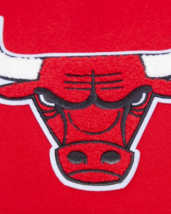 Chicago Bulls Classic Red Wool And Leather Varsity Jacket Chicago Bulls Classic Red Wool And Leather Varsity Jacket