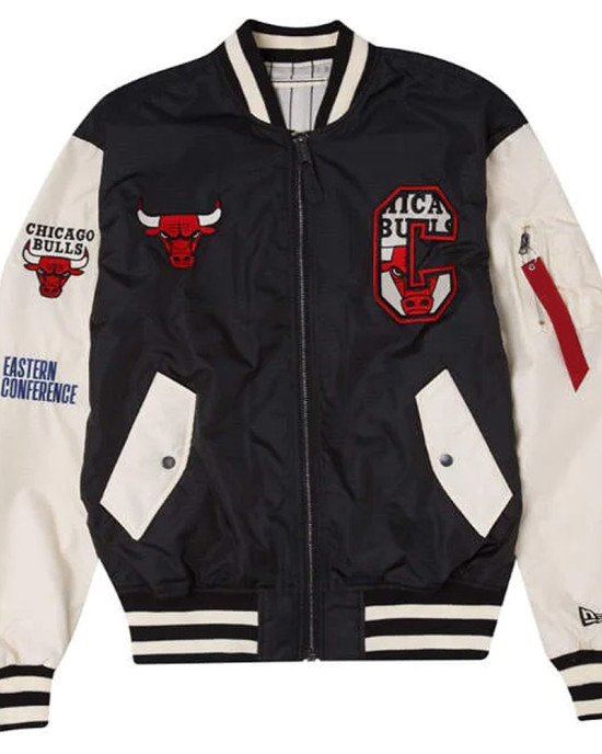 Chicago Bulls New Era Bomber Jacket