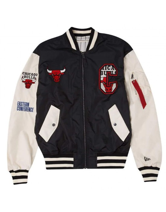 Chicago Bulls New Era Bomber Jacket