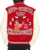Chicago Bulls Off-White Varsity Jacket