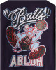 Chicago Bulls Off-White Varsity Jacket