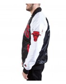 Chicago Bulls Satin Tri-Color Jacket