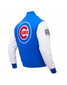 Chicago Cubs Home Town Blue Wool Varsity Jacket