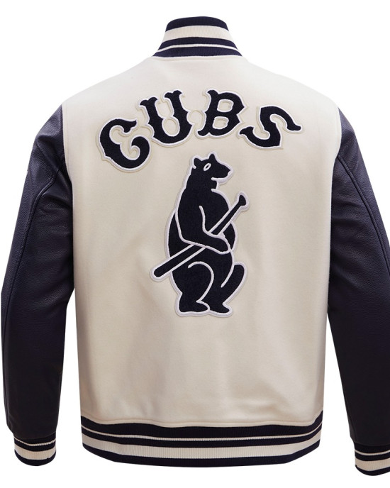 Chicago Cubs Retro Classic Navy Blue Wool Varsity Jacket Chicago Cubs Retro Classic Navy Blue Wool Varsity Jacket