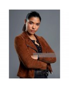 Chicago P.D. S07 Lisseth Chavez Suede Jacket