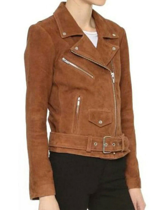 Chicago P.D. S07 Lisseth Chavez Suede Jacket Chicago P.D. S07 Lisseth Chavez Suede Jacket