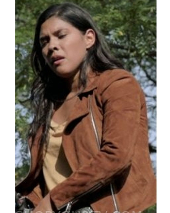 Chicago P.D. S07 Lisseth Chavez Suede Jacket Chicago P.D. S07 Lisseth Chavez Suede Jacket