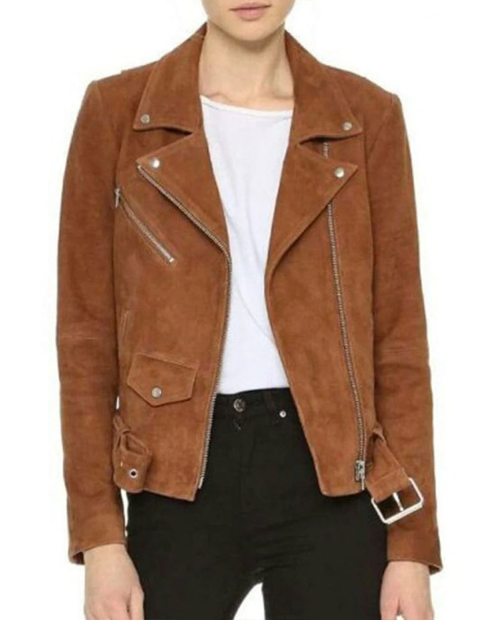 Chicago P.D. S07 Lisseth Chavez Suede Jacket Chicago P.D. S07 Lisseth Chavez Suede Jacket