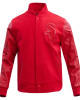 Chicago White Sox Classic Triple Red Wool Varsity Jacket Chicago White Sox Classic Triple Red Wool Varsity Jacket