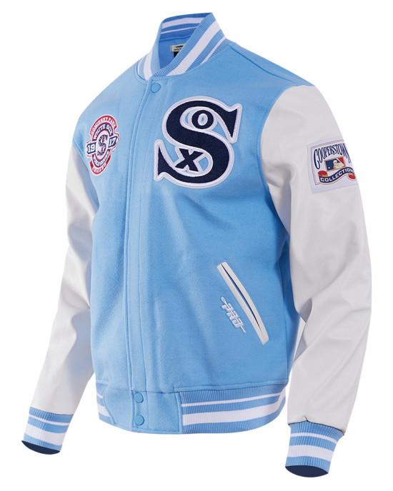 Chicago White Sox Retro Classic Blue Wool Varsity Jacket Chicago White Sox Retro Classic Blue Wool Varsity Jacket