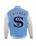 Chicago White Sox Retro Classic Blue Wool Varsity Jacket