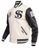 Chicago White Sox Retro Classic Off White Wool Varsity Jacket Chicago White Sox Retro Classic Off White Wool Varsity Jacket